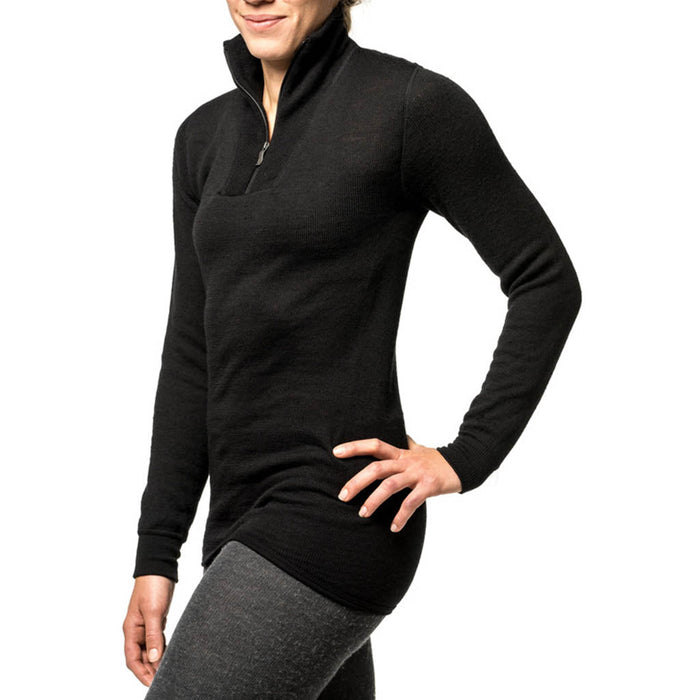 Zip Turtleneck 200 - Black - Unisex