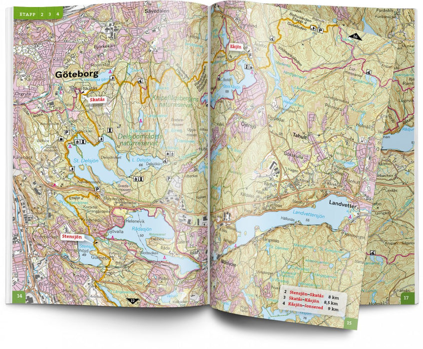 Friluftsatlas Bohusleden 1:50.000
