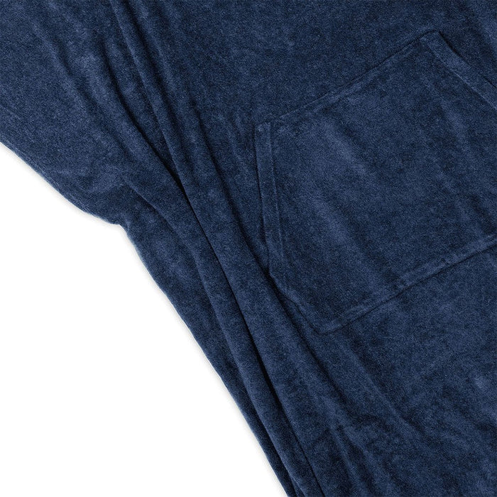 Terry Surf Poncho - Dark Blue - Unisex