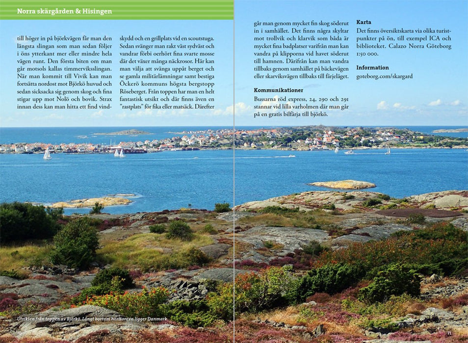 Vandring kring Göteborg: vandringsturer, löprundor och barnvagnspromenader med naturupplevelsen i fokus